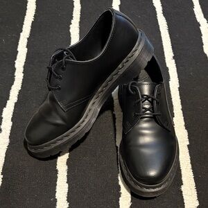 Dr Martens 1461 Mono Black Leather Oxford Shoe (USM6/USW7)